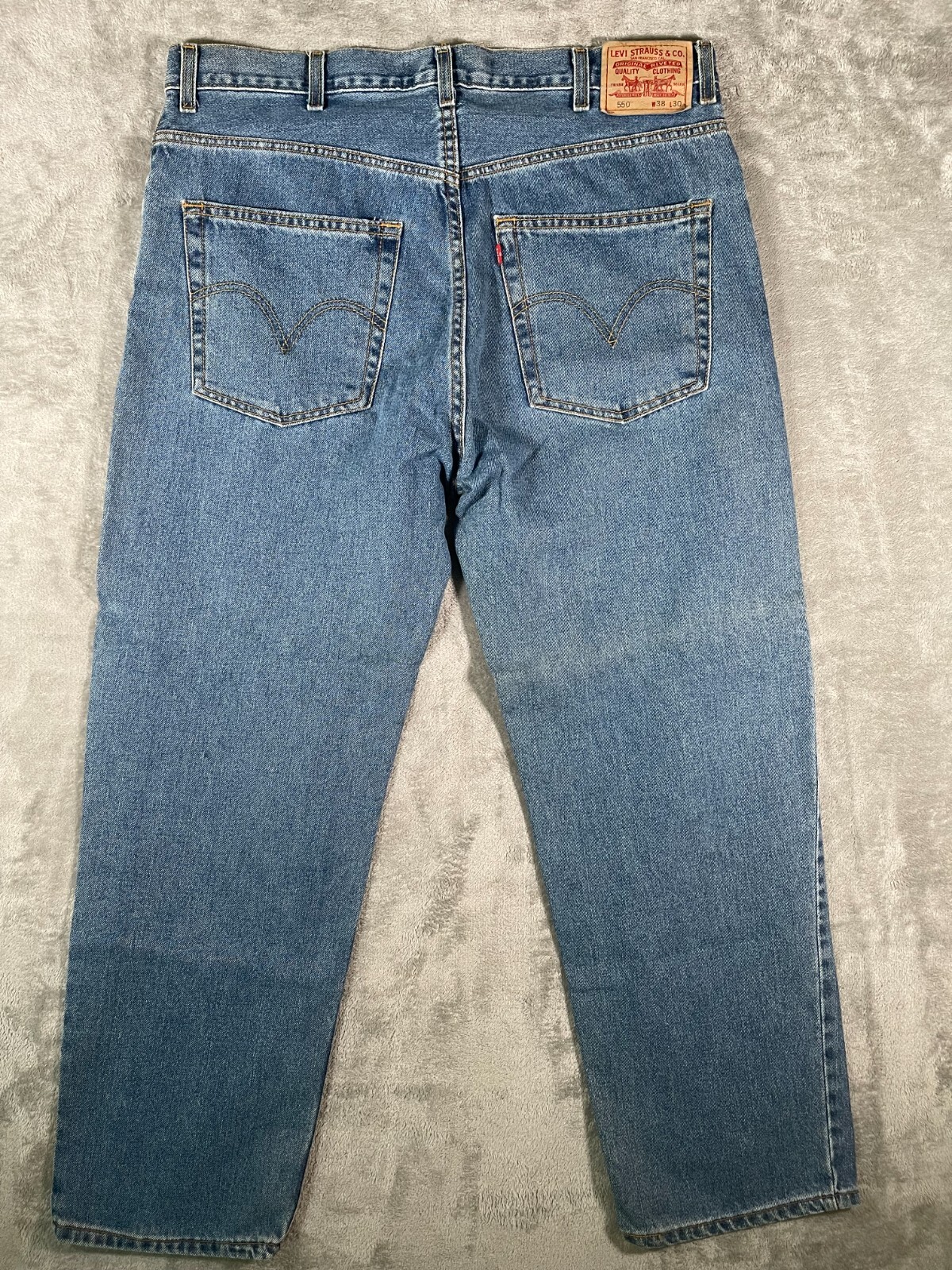 Vintage Levi’s 550 Relaxed Fit Jeans Mens 38×30 (Actual 38×29) Blue Jean Denim