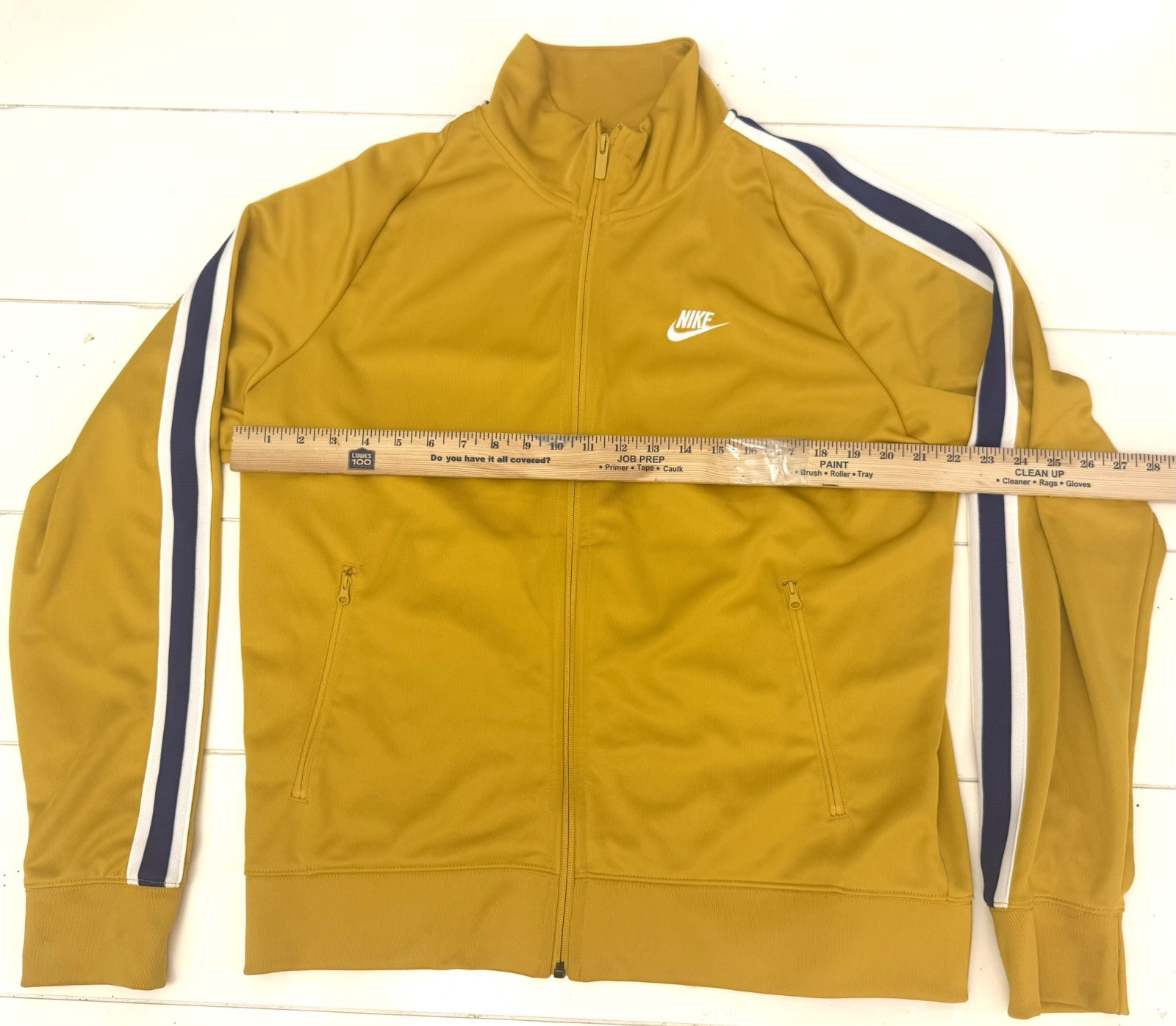 Nike Tribute Track N98 Jacket Golden / Mustard AR2244 711 Mens size L 2019