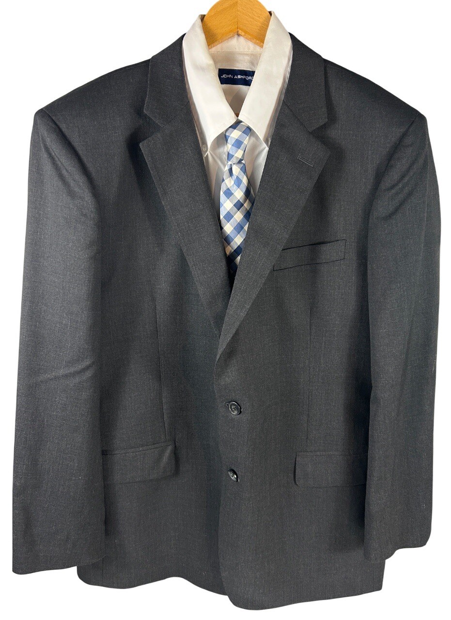 Brooks Brothers Estrato Madison 1818 Wool Sports Coat Blazer Jacket Mens 46L/W41