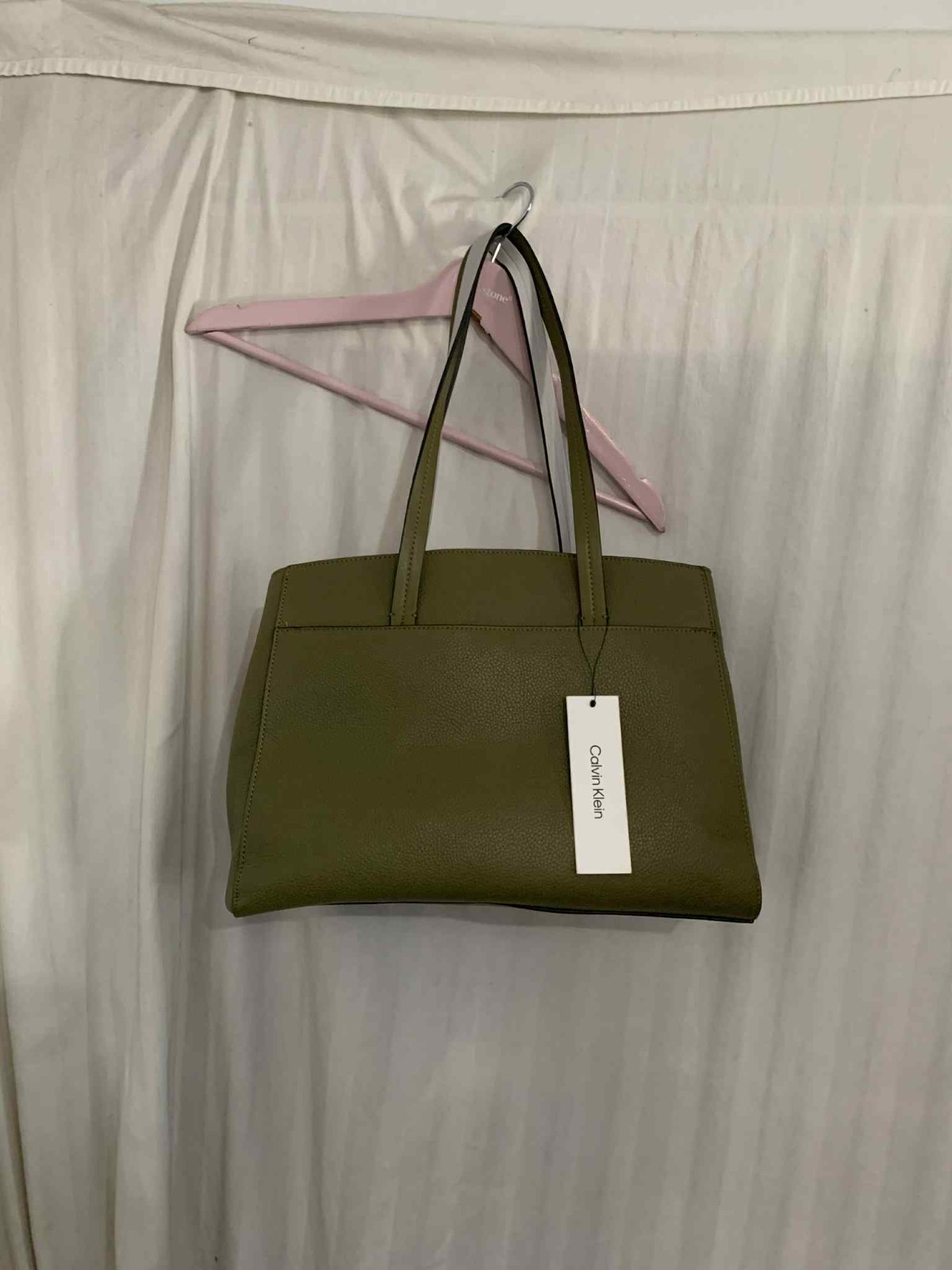 calvin klein handbag green (BYT8)