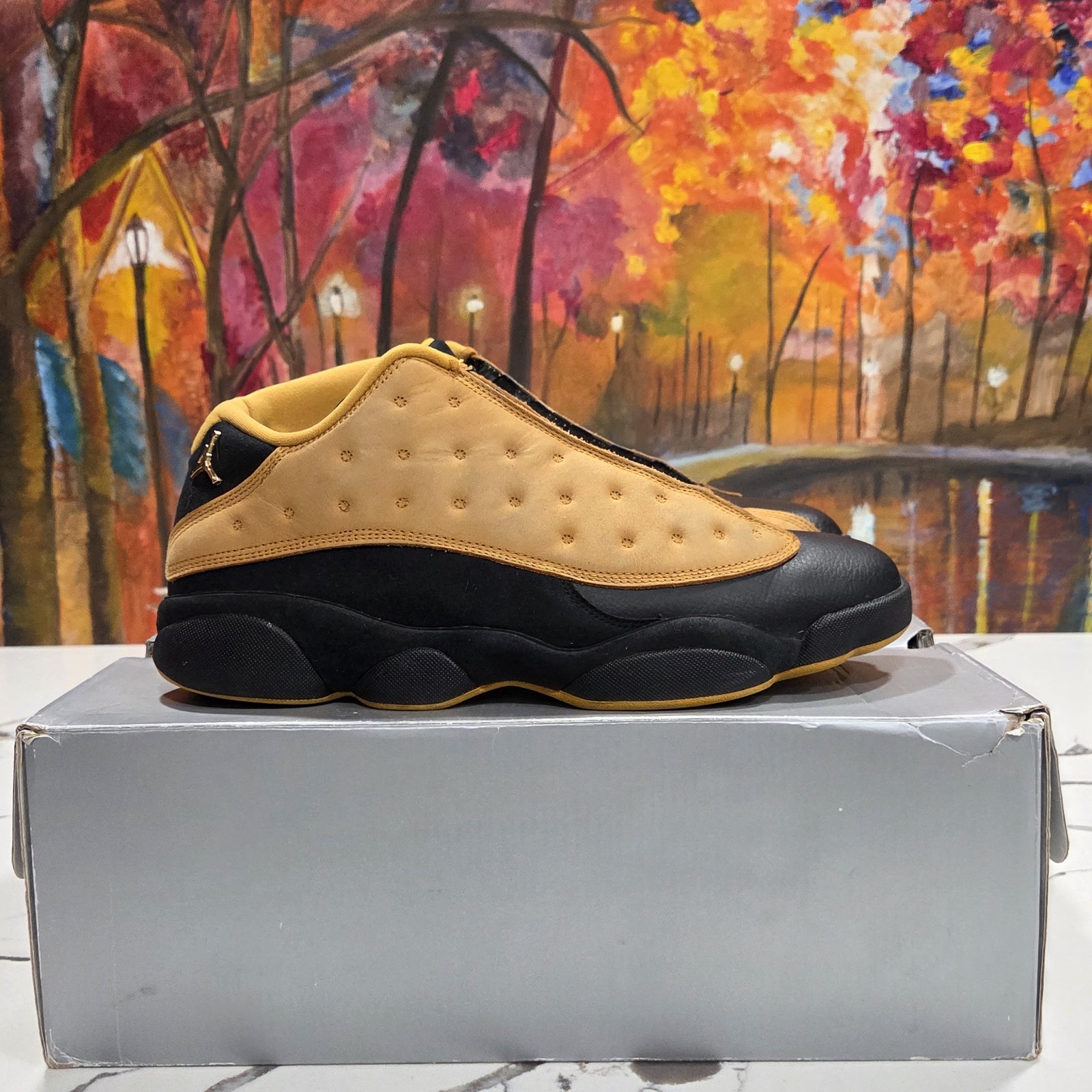 Nike Air Jordan 13 Retro Low Chutney Size 12 Men’s Black Yellow 2017 310810-022