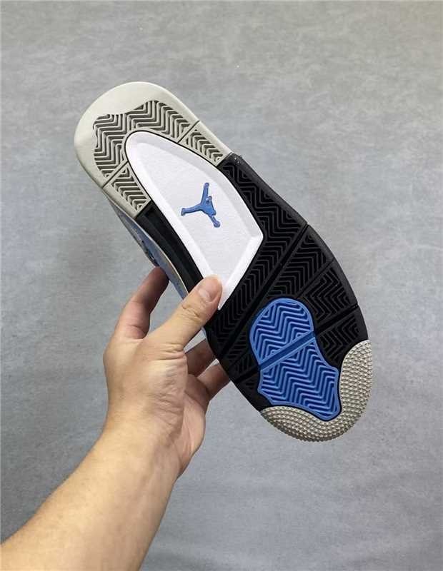 DS CT8527 400 Air Force One Jordan 4 University Blue Men’s Sneakers