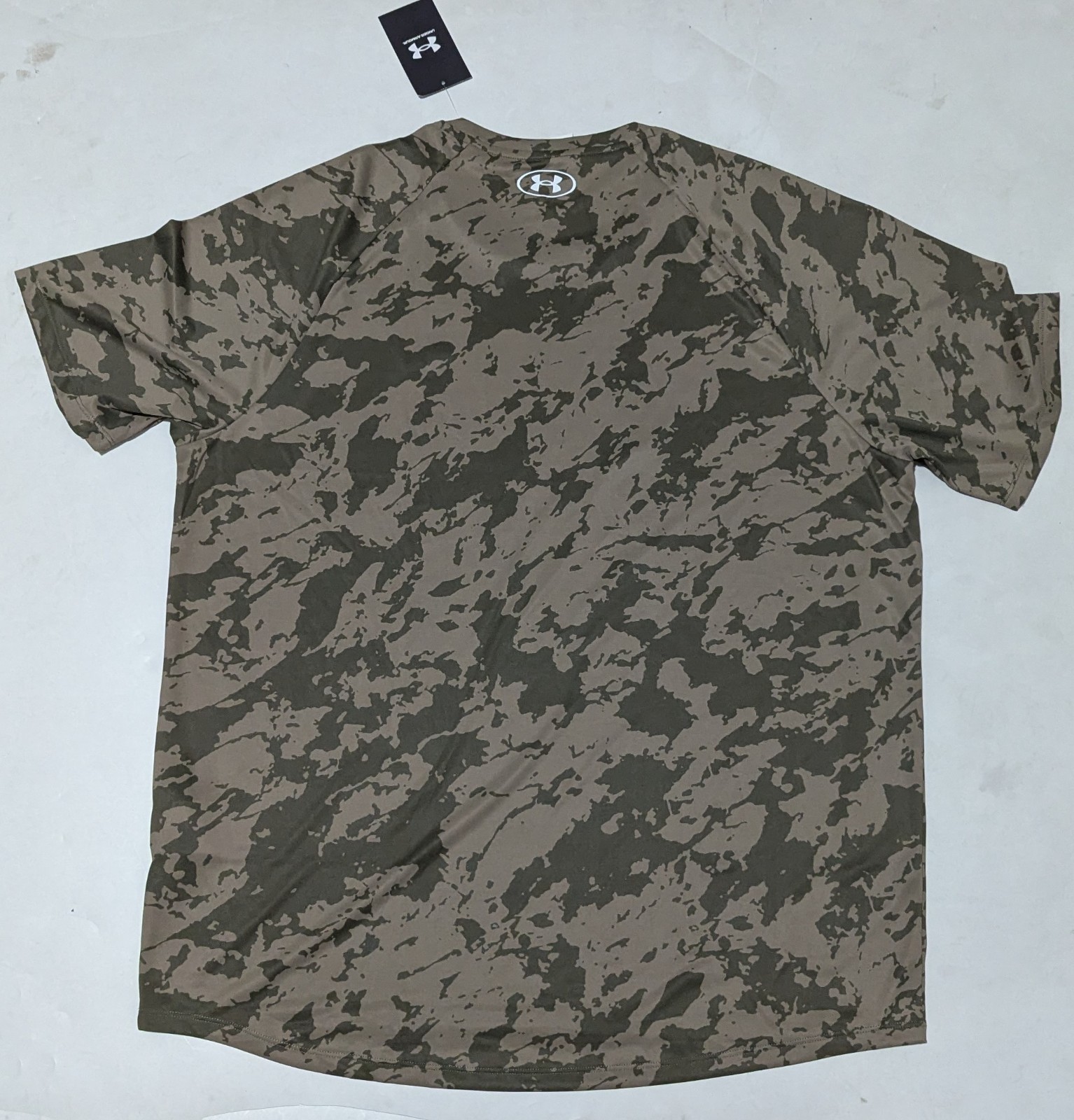 Under Armour Tech 2.0 1325413 391 man green camo shirt M L Brand New