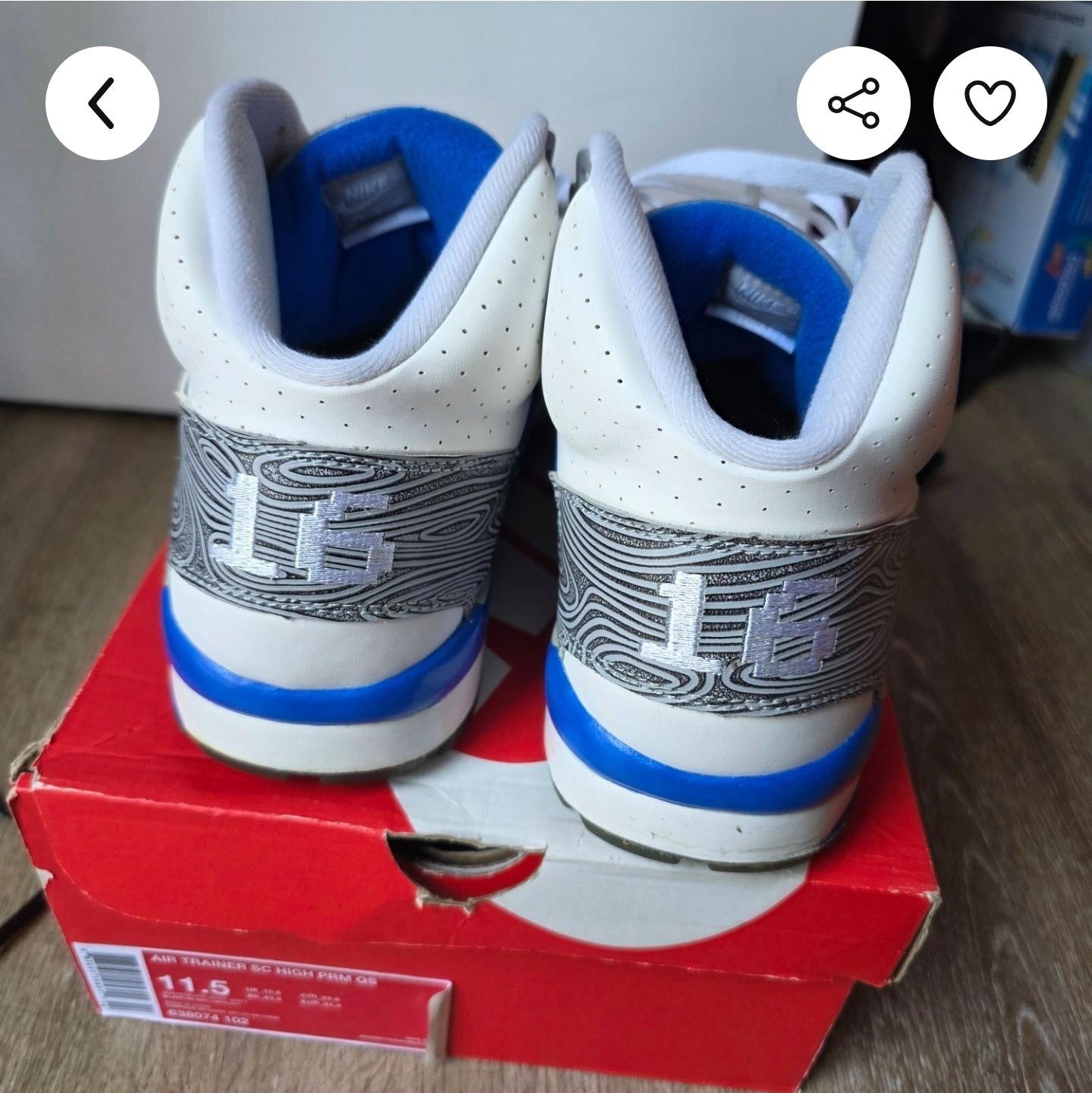 Nike Air Trainer SC High PRM QS bo jackson broken bats
