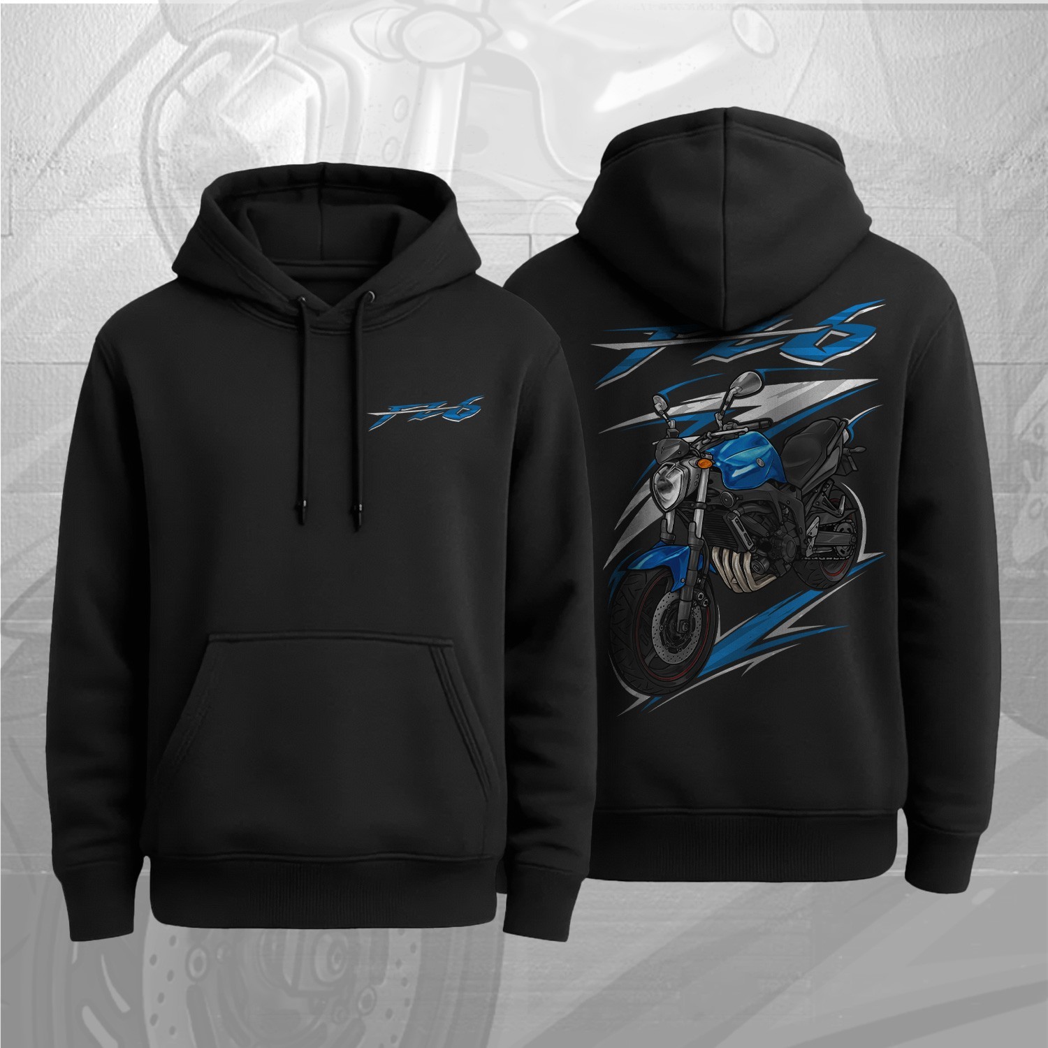 For Yamaha MT-01 & FZ6-N 2005-2009 fans – Motorcycle Hoodie for Bikers