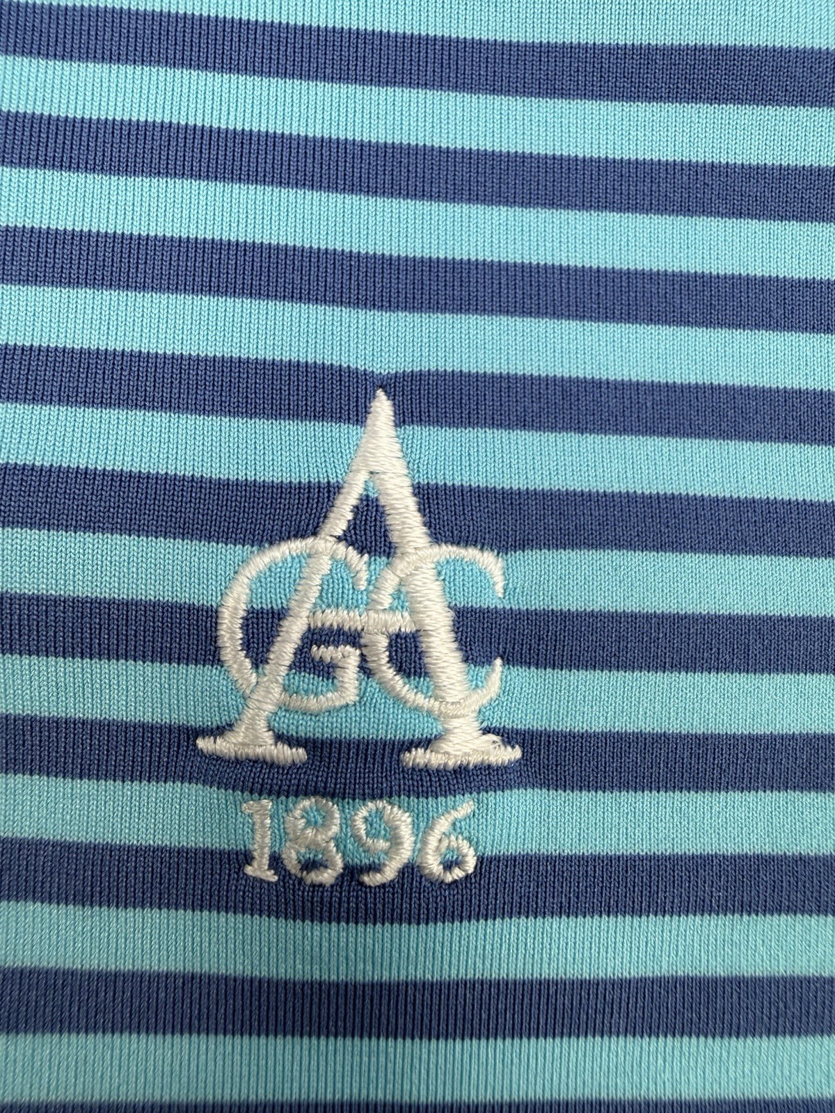 Peter Millar x Aronimink Golf Club Summer Comfort Stripe Polo Shirt Men’s Size L