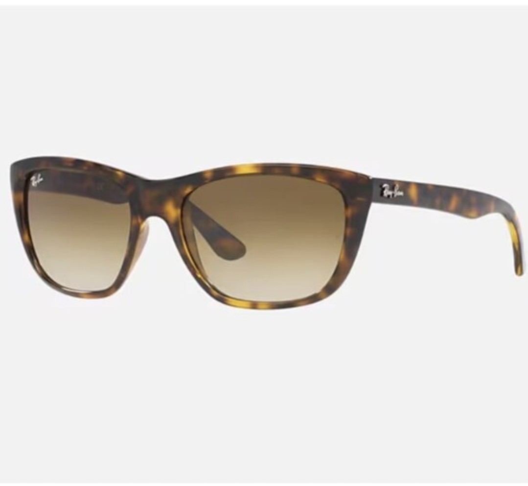 Rayban RB4154 57mm Women’s Sunglasses Polished Light Havana/Brown