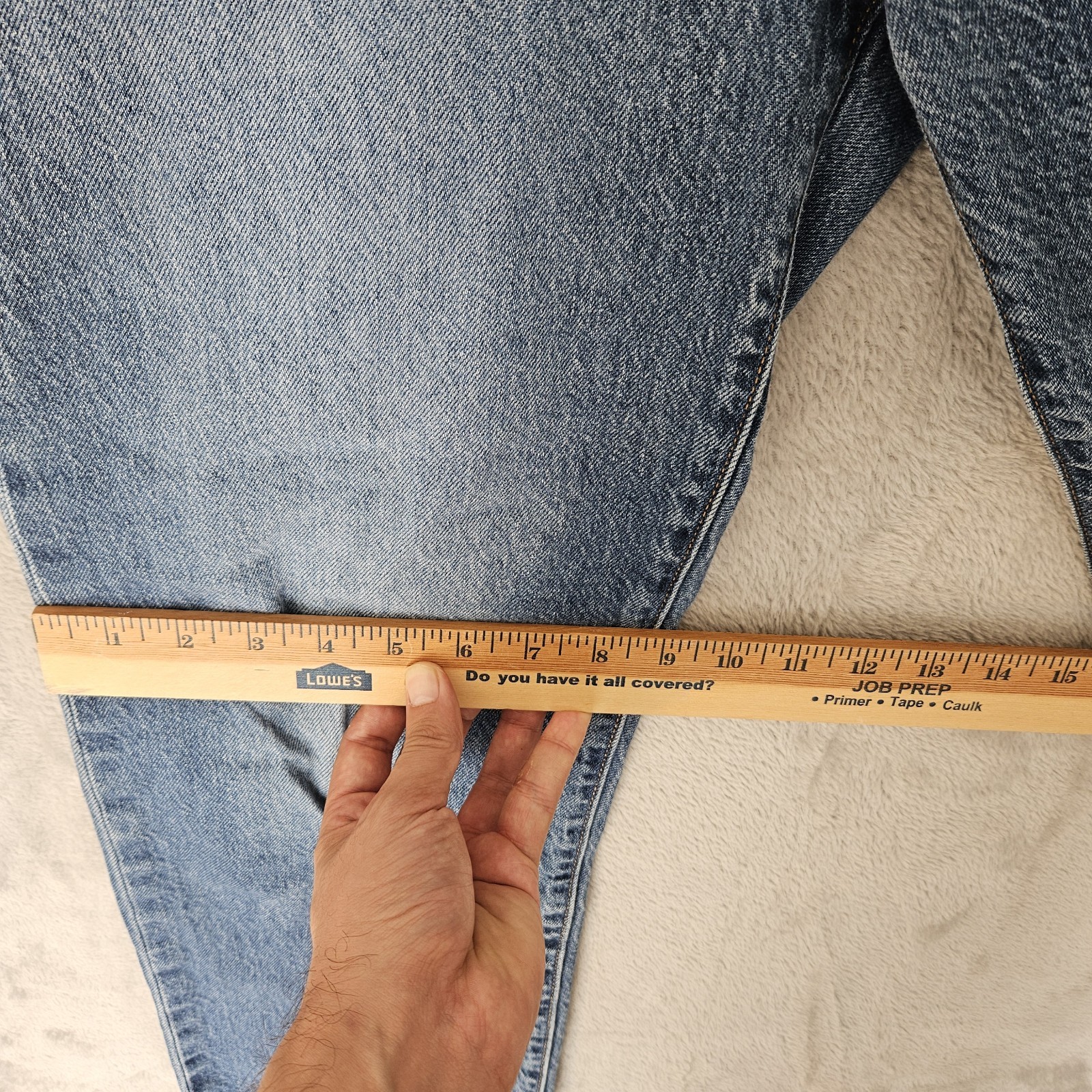 Levis Big E Ribcage Straight Ankle Jeans Women’s Size 27×27 (Actual 27×27) Blue