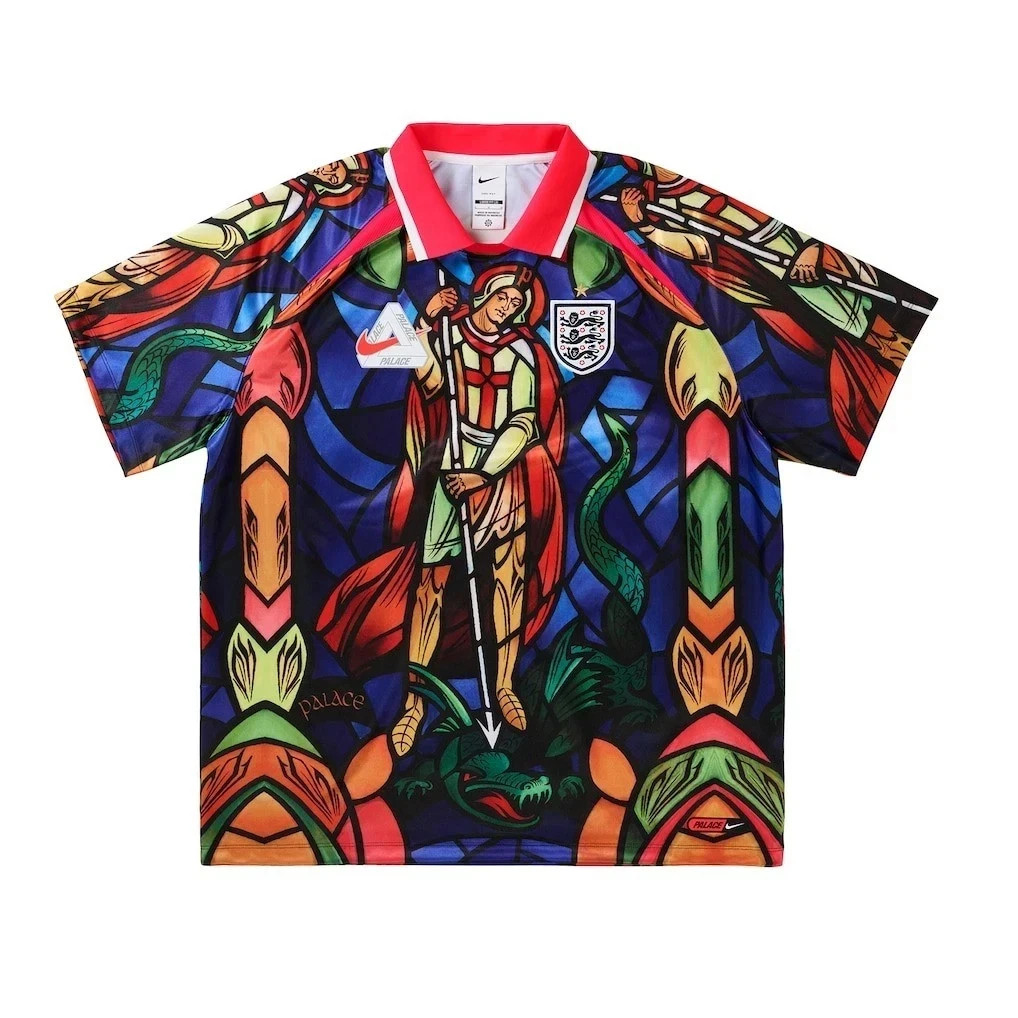 Palace x Nike England Dri-FIT Football Jersey Bright Crimson – MEDIUM *PRESALE*