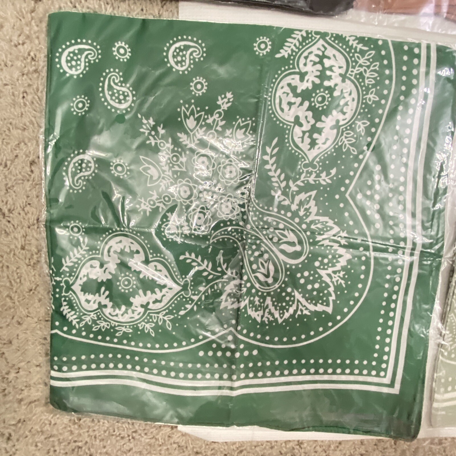 1 Pc Square Satin Scarf Silk Feel Neckerchief Bandanna Head Neck Wrap Floral 27″
