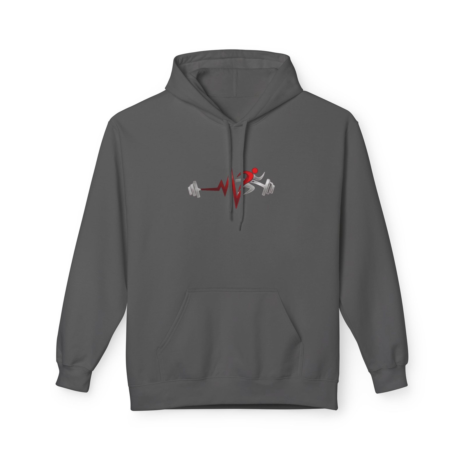 Pulse Fitne55- Midweight Softstyle Fleece Hoodie- rep/lift/drive logo