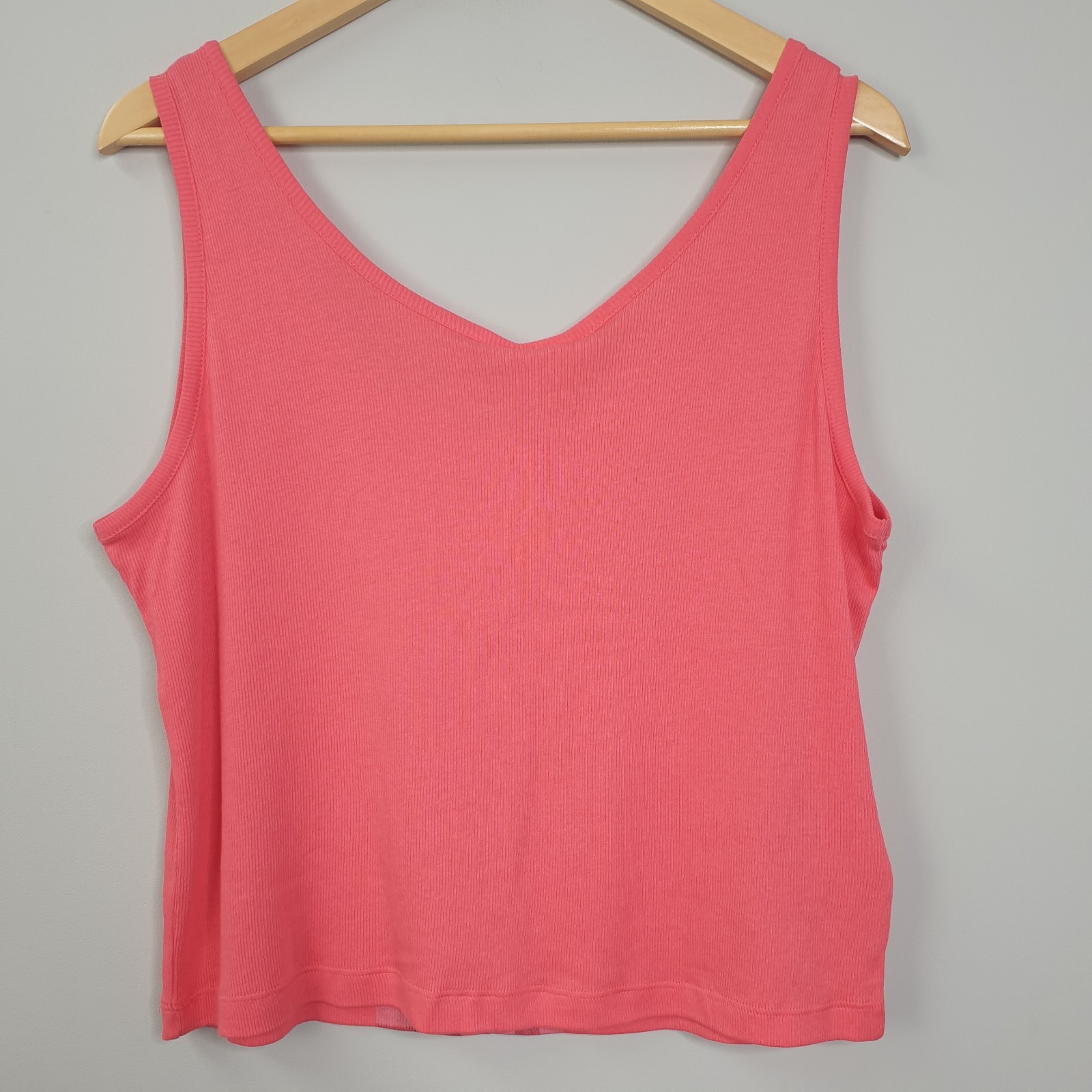 Diesel Tank Womens XL Pink Studded Logo Spellout Pixellated Cami Casual Summer