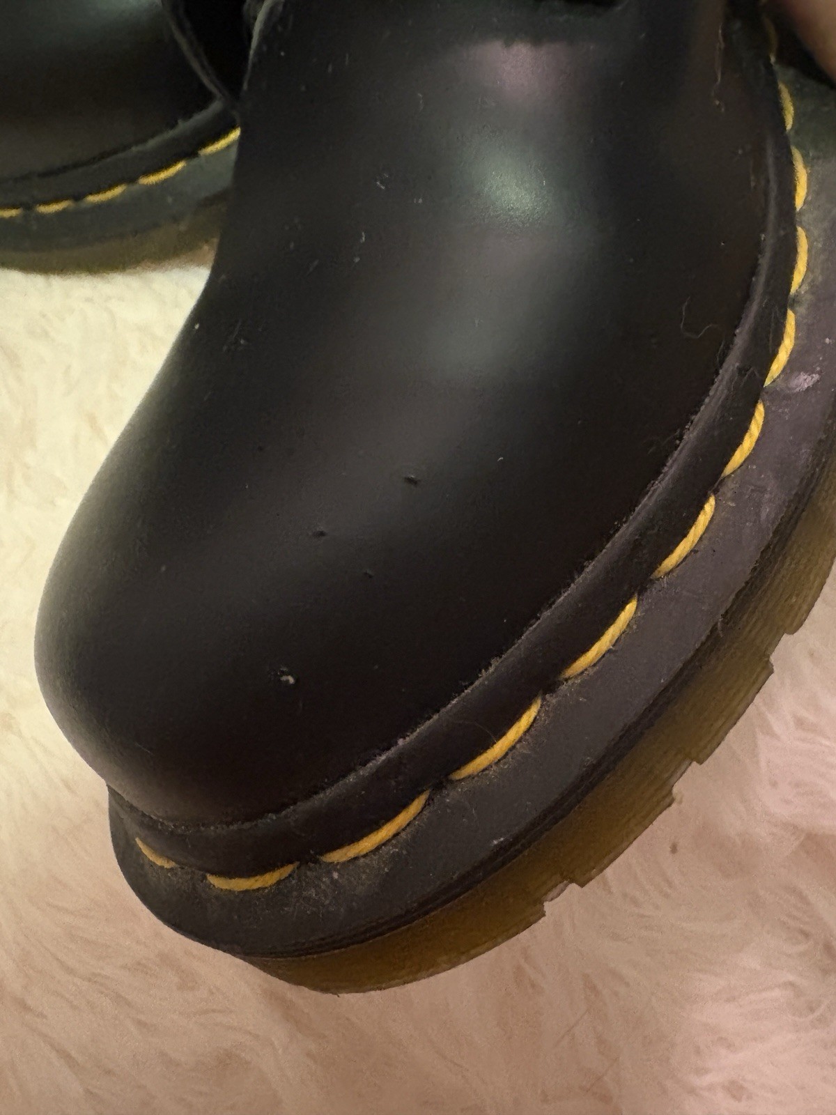 Dr. Martens 1460 Women’s Smooth Leather Lace Up Boots – Black, Size 6 US