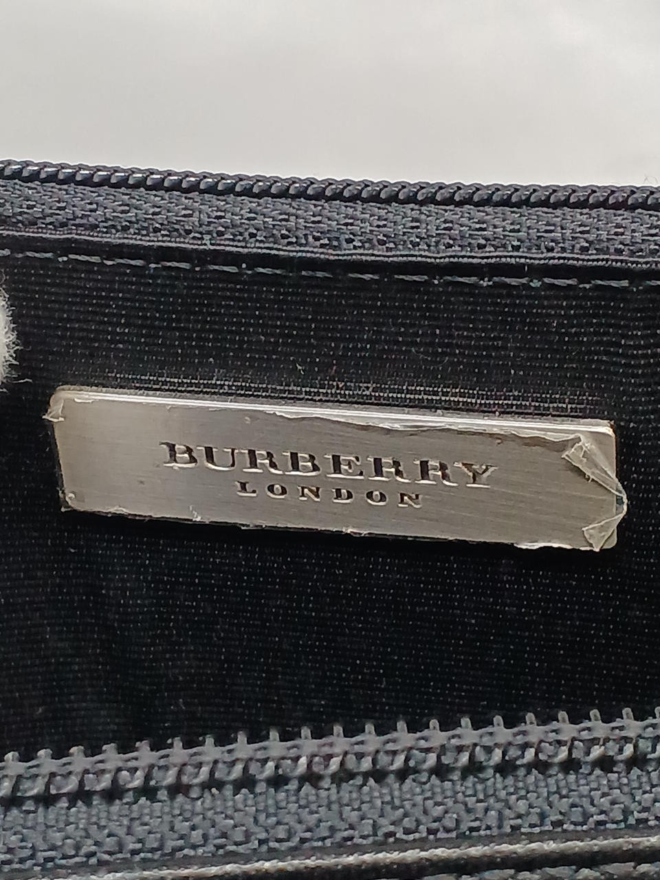 BURBERRY Nova Check Tote Bag 10.6 inch Black