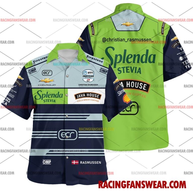 Christian Rasmussen Racing 2026 Uniform Apparel Clothes Hawaiian Polo Shirts