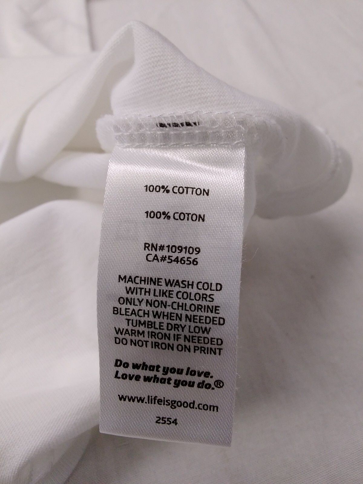 Life is Good Kid S/S Crusher Tee Pretty Sweet Cupcake White Medium 78203