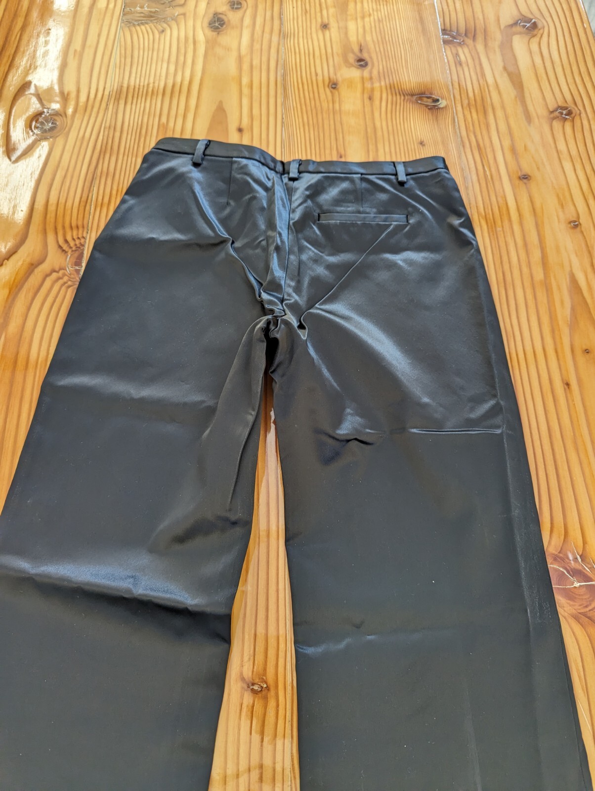 Gap stretch sz 4 black trouser pants acetate polyester blend