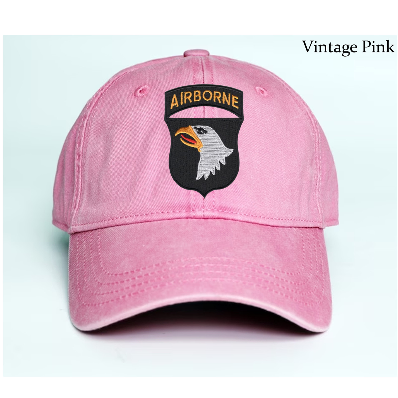Embroidered Hat 101st Airborne Division, Veteran Cap, Trucker Hat, Baseball Cap