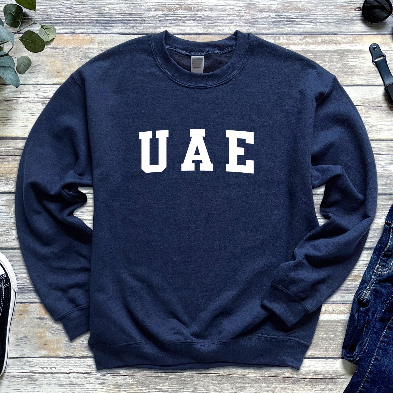 UAE Sweatshirt | United Arab Emirates Classic Crewneck Sweatshirt