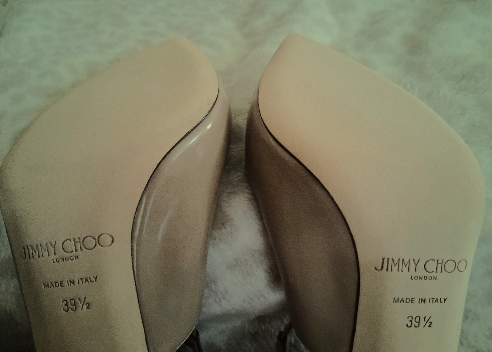 JIMMY CHOO Hoops 105 2die4 Gorgeous Leather Pump 39.5 = TRUE to Size US9.5