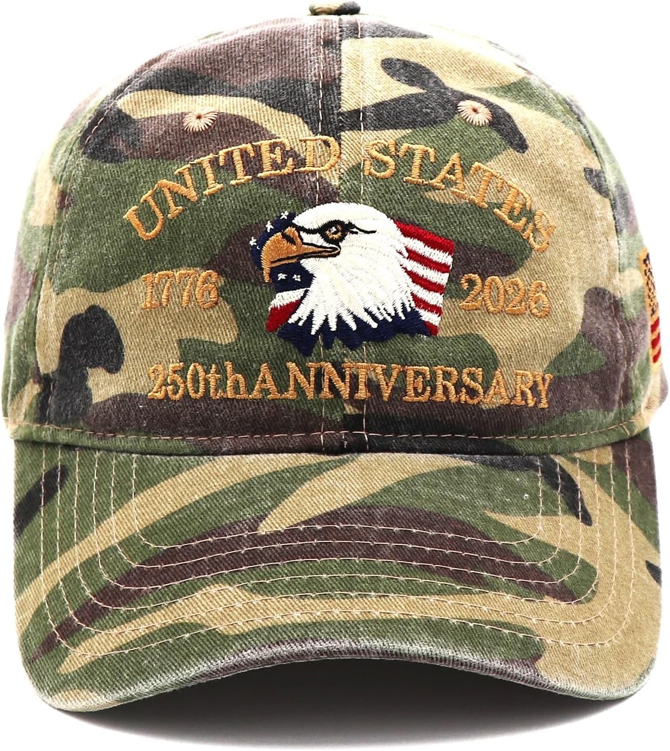 250th Anniversary USA Hat Patriotic Embroidered Baseball Cap Men Women