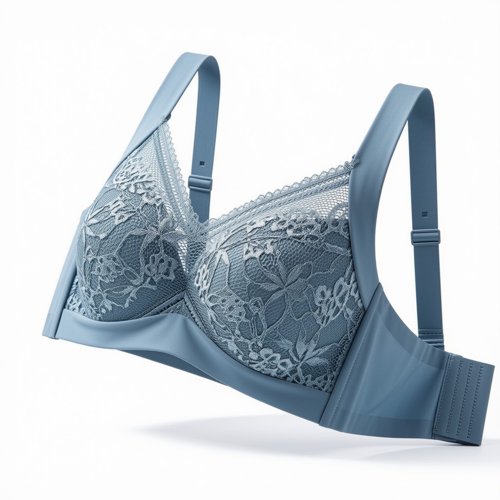Women’s Plus Size Lace Wire Free Padded Seamless Comfort Bra Vest Soft Bralette