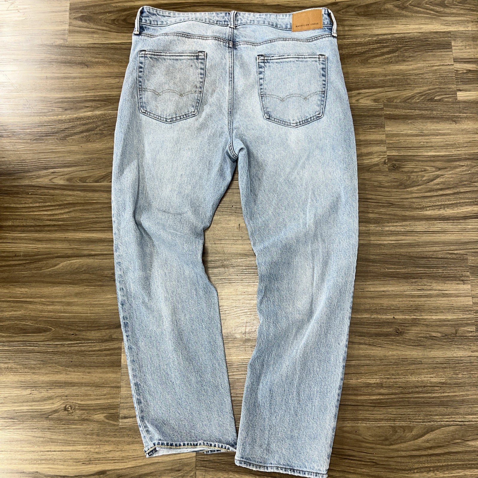 American Eagle Air Flex Straight Fit Light Wash Men’s Jeans Sz 36×32