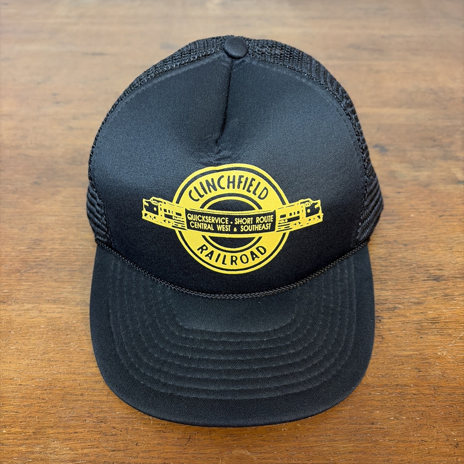 Clinchfield Railroad Hat Cap Polyester Foam & Mesh Snapback Trucker One Size