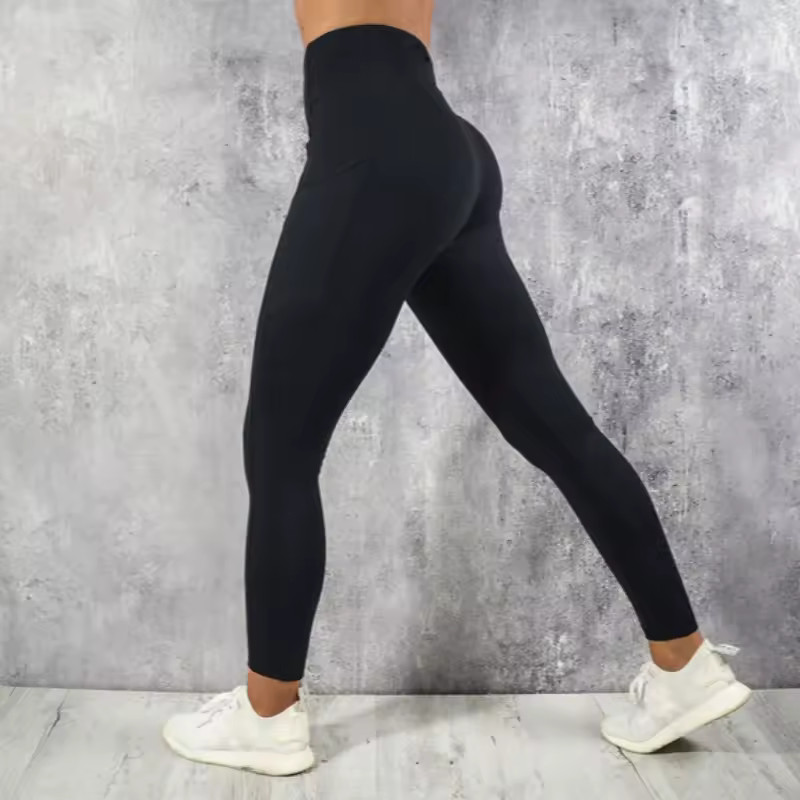 Women High Waisted Yoga Pants Leggings With Pockets Soft Stretch Fitness Pants