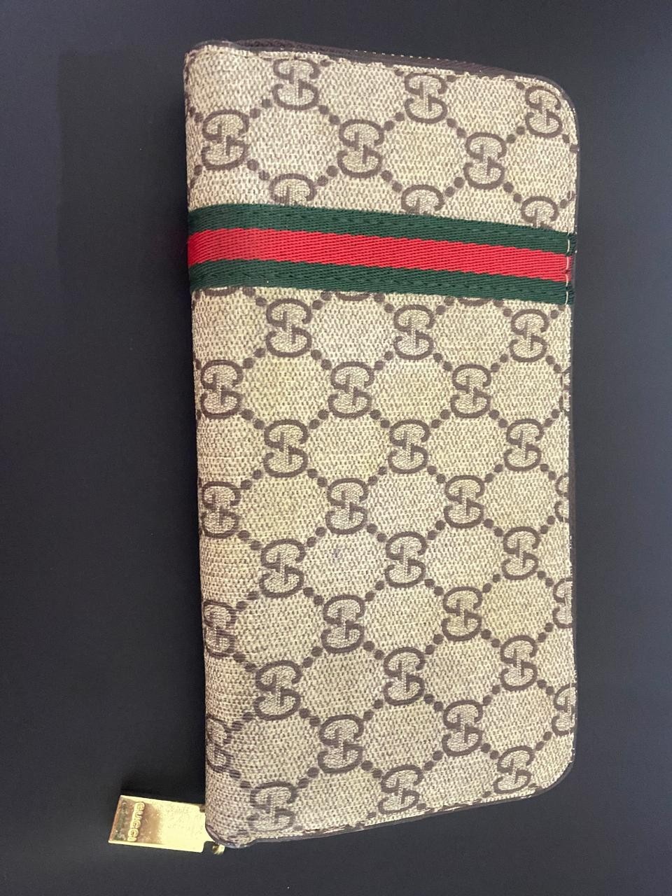 Authentic Gucci GG Supreme Ophidia Long Wallet Zip Around Coin Pocket Unisex