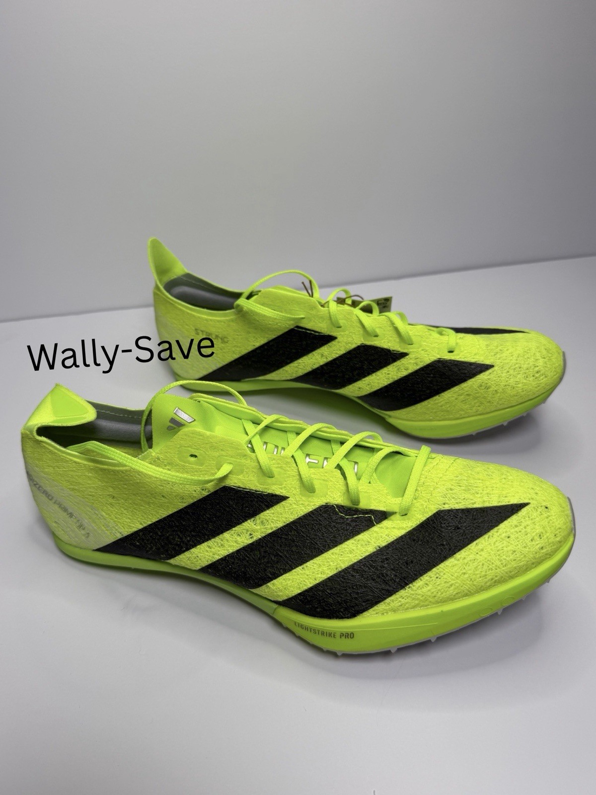 Men’s Size 9 / Women’s 10 – adidas Adizero Prime SP 3 Strung Lucid Lemon Black