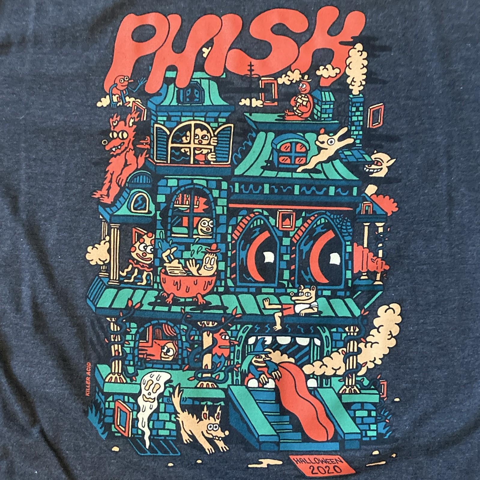 Phish Halloween 2020 Killer Acid Men’s Short Sleeve T-Shirt