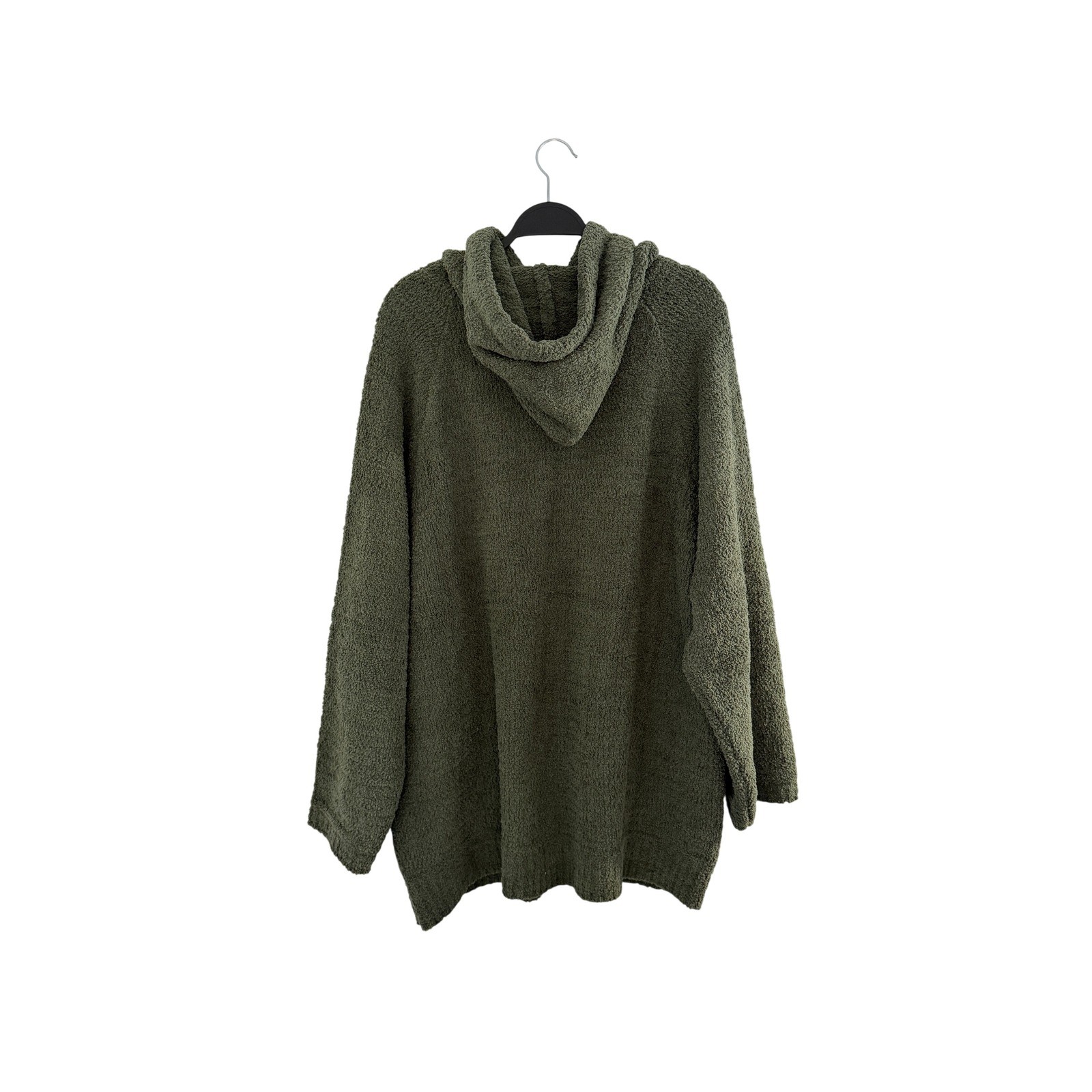 NWOT Sunday Citizen Nube Pocket Poncho Wrap Oversized Hoodie Green One Size New