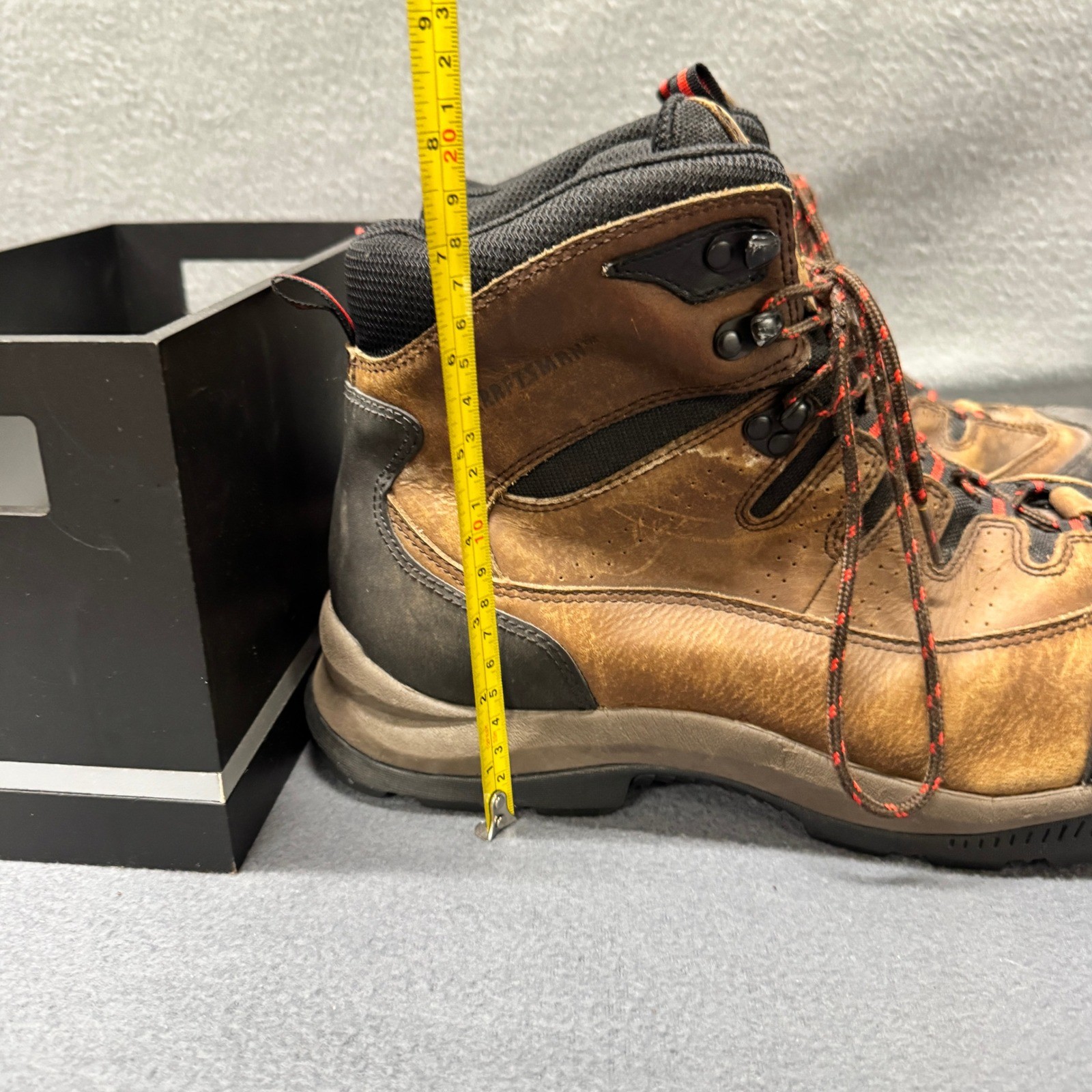Craftsman Boots Mens 13 D Safety Toe Hiker Brown Work Leather Utility