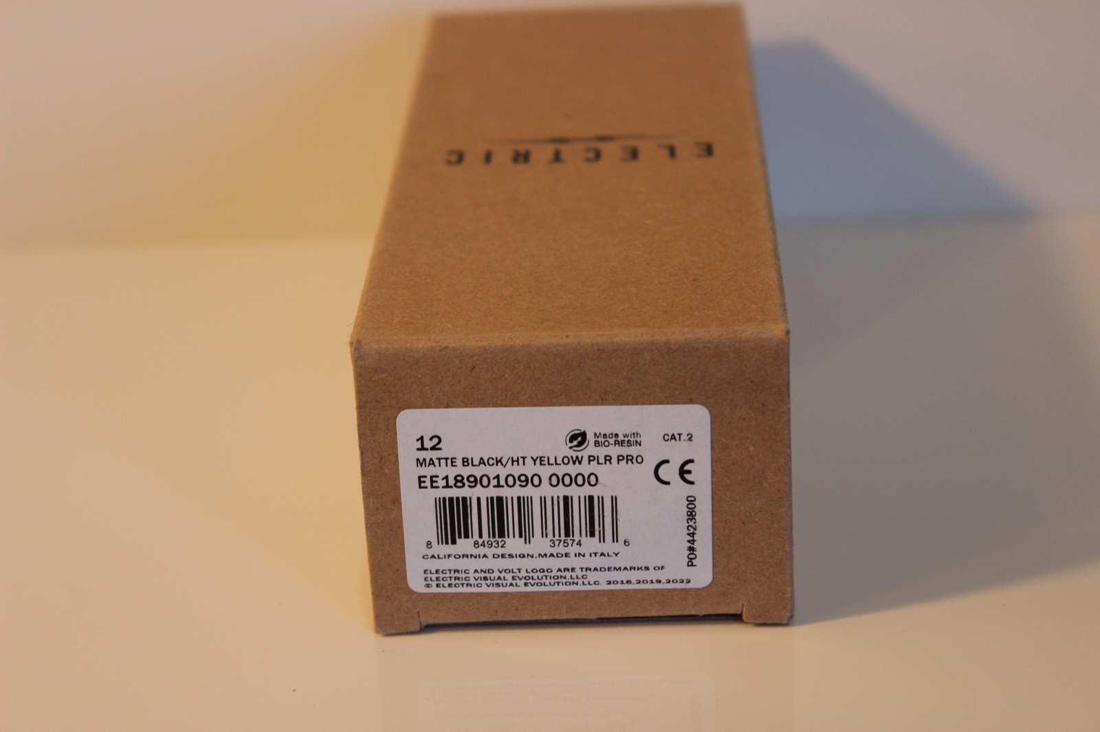 NIB ELECTRIC ” 12 ” MATTE BLACK / YELLOW POLAR PRO