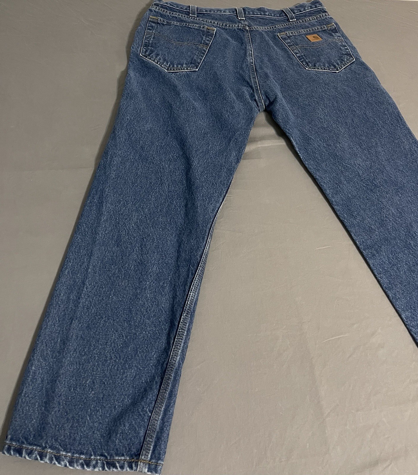 Carhartt B460 DVB Relaxed Fit Jeans Mens 38×30 Blue Denim Excellent Condition