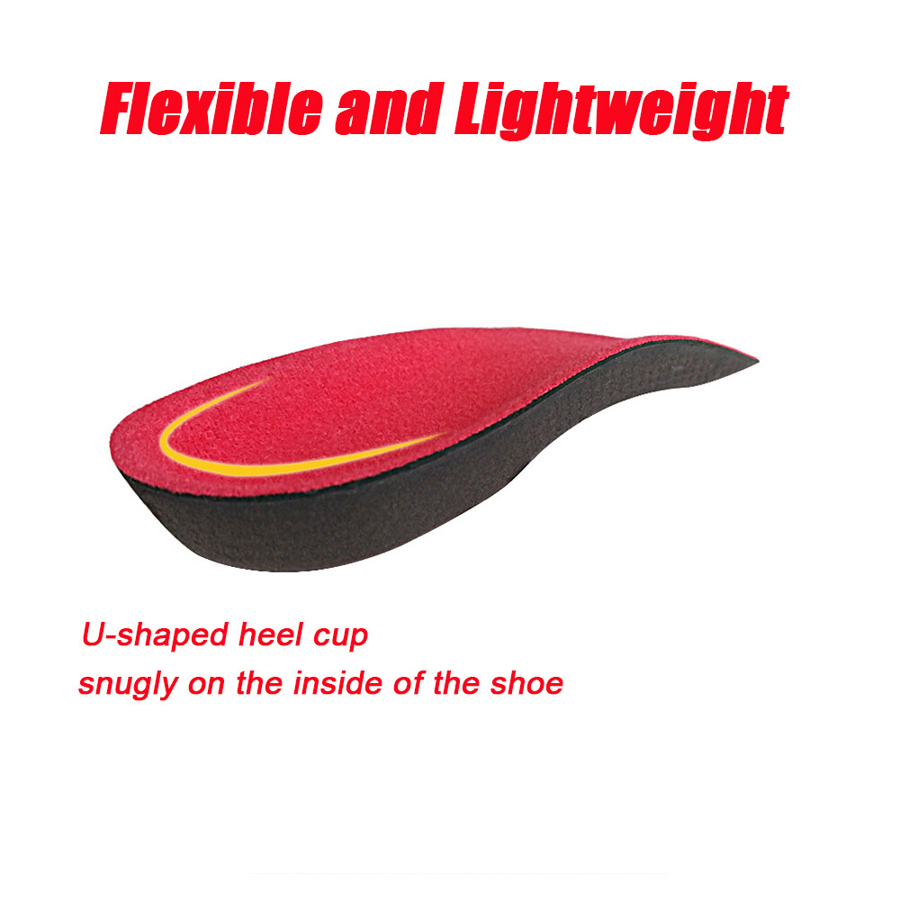 3/4 Orthotic Shoe Insoles Inserts Flat Feet High Arch Support Plantar Fasciitis