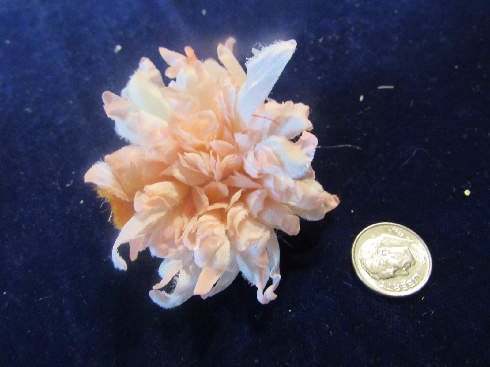 Millinery Flower Collection Lot Ivory Pink Blue Red All With Pins H5640