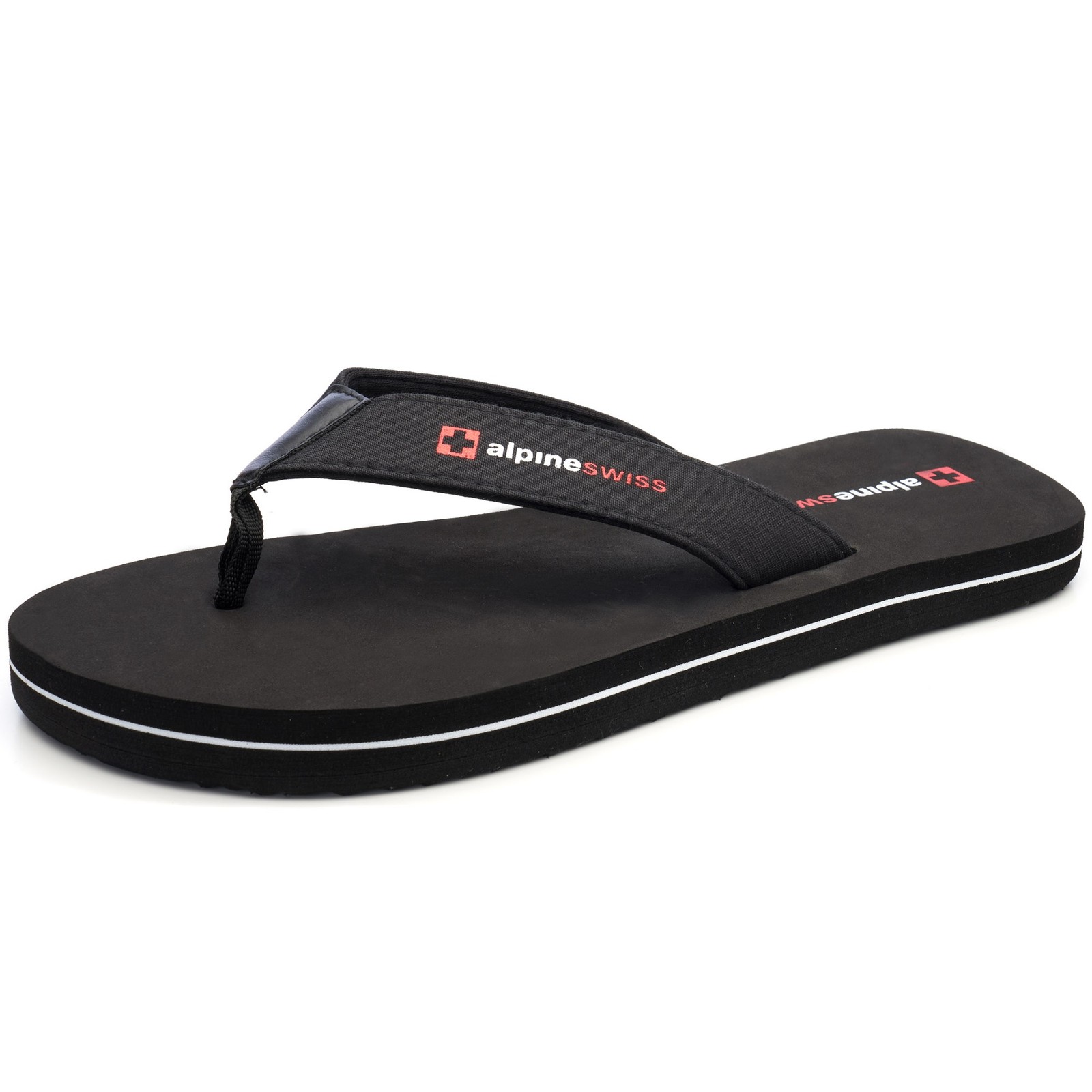 Alpine Swiss Mens Flip Flops Lightweight Thong Sandals Beach Slides EVA Sole