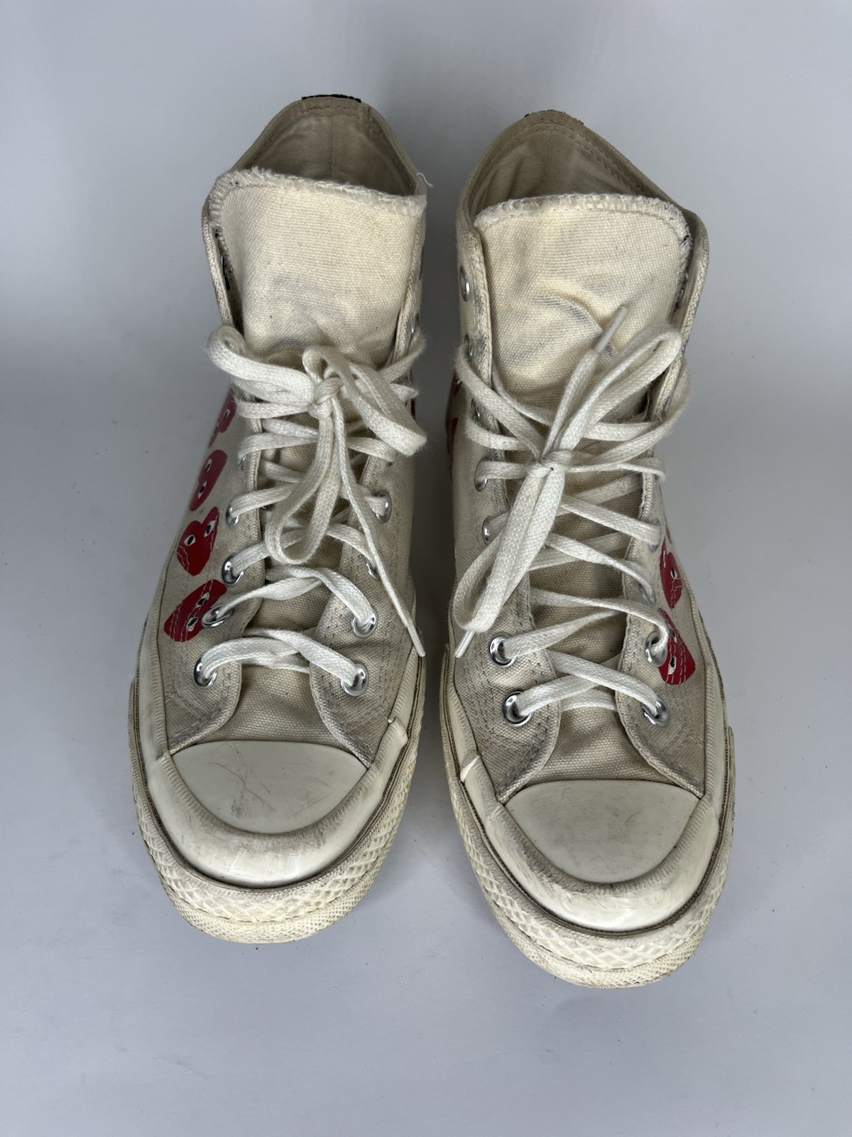 Converse Comme des Garçons Play x Chuck 70 Top High Multi Heart Men Size 40 US 7