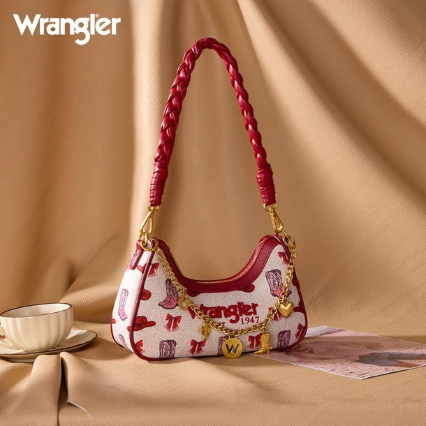 Wrangler Western Print Cowgirl Shoulder Bag