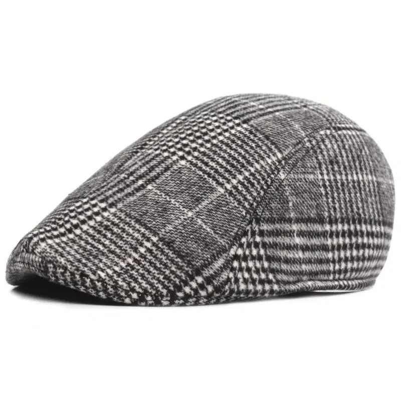 Men’s Newsboy Octagonal Cap Retro Beret Hat Vintage Ivy Flat Cap Casual Gatsby