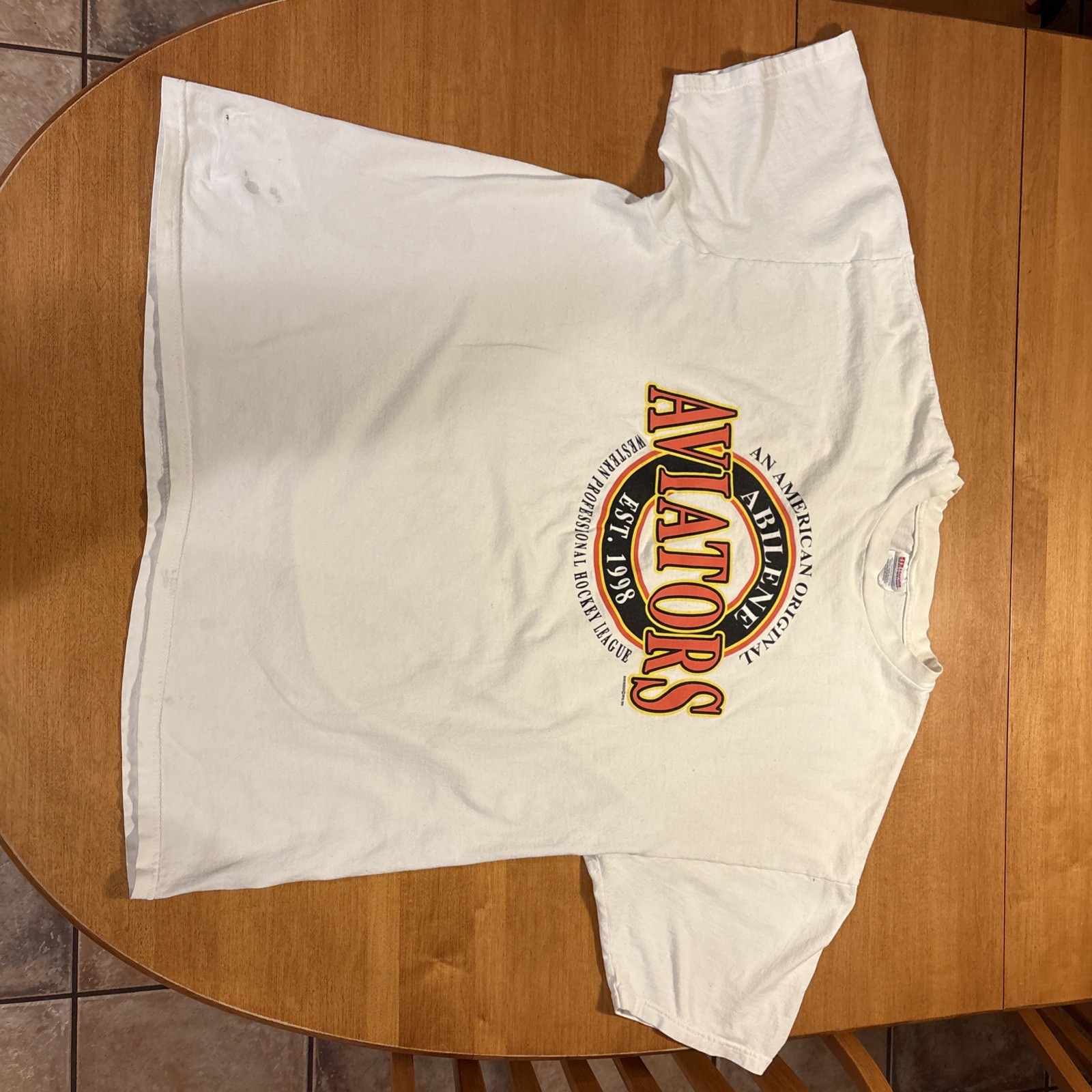 Vintage Hanes Abilene Aviators T-shirt XXL WPHL (Las Vegas Avaitors) CS161