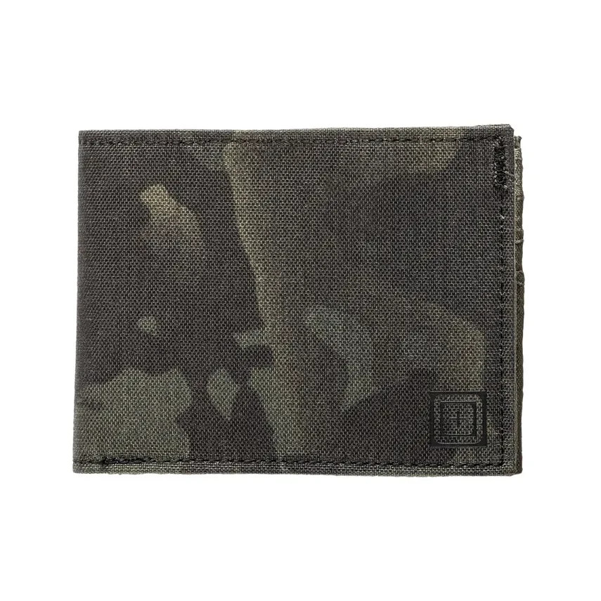 5.11 Tactical Tracker Bi-fold 2.0 Wallet 500D Nylon MultiCam Black Style # 56714