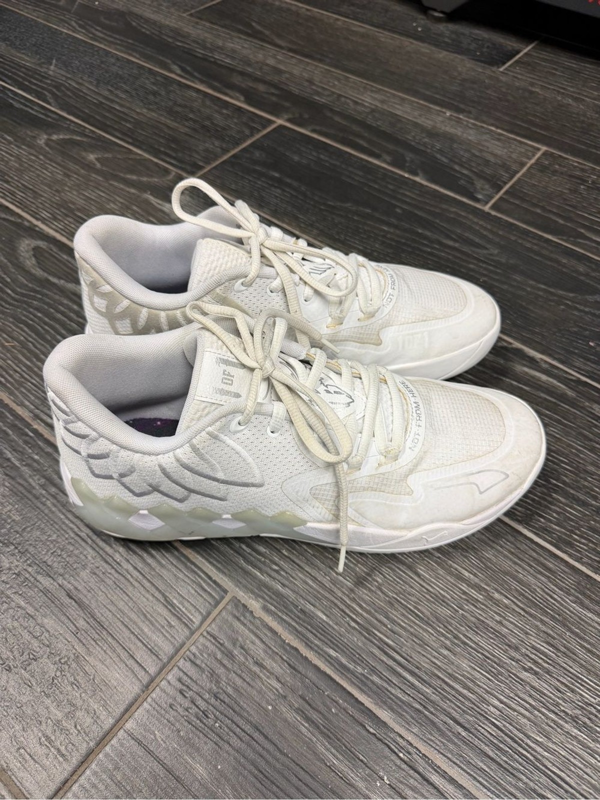 Puma MB.03 Low White Basketball Shoes LaMelo Ball
