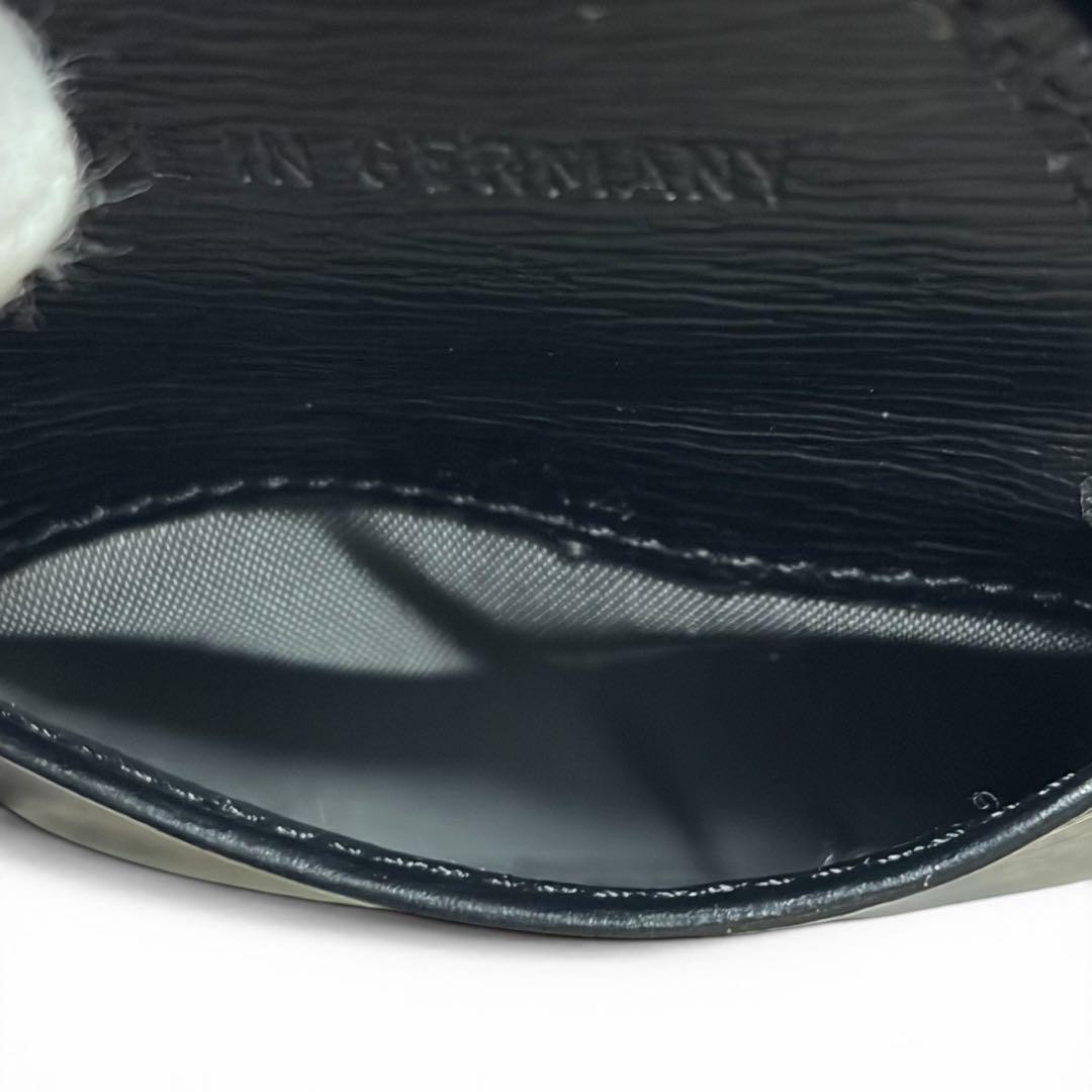 MONTBLANC Meisterstuck Coin Case Horseshoe Black Leather Mint 35637
