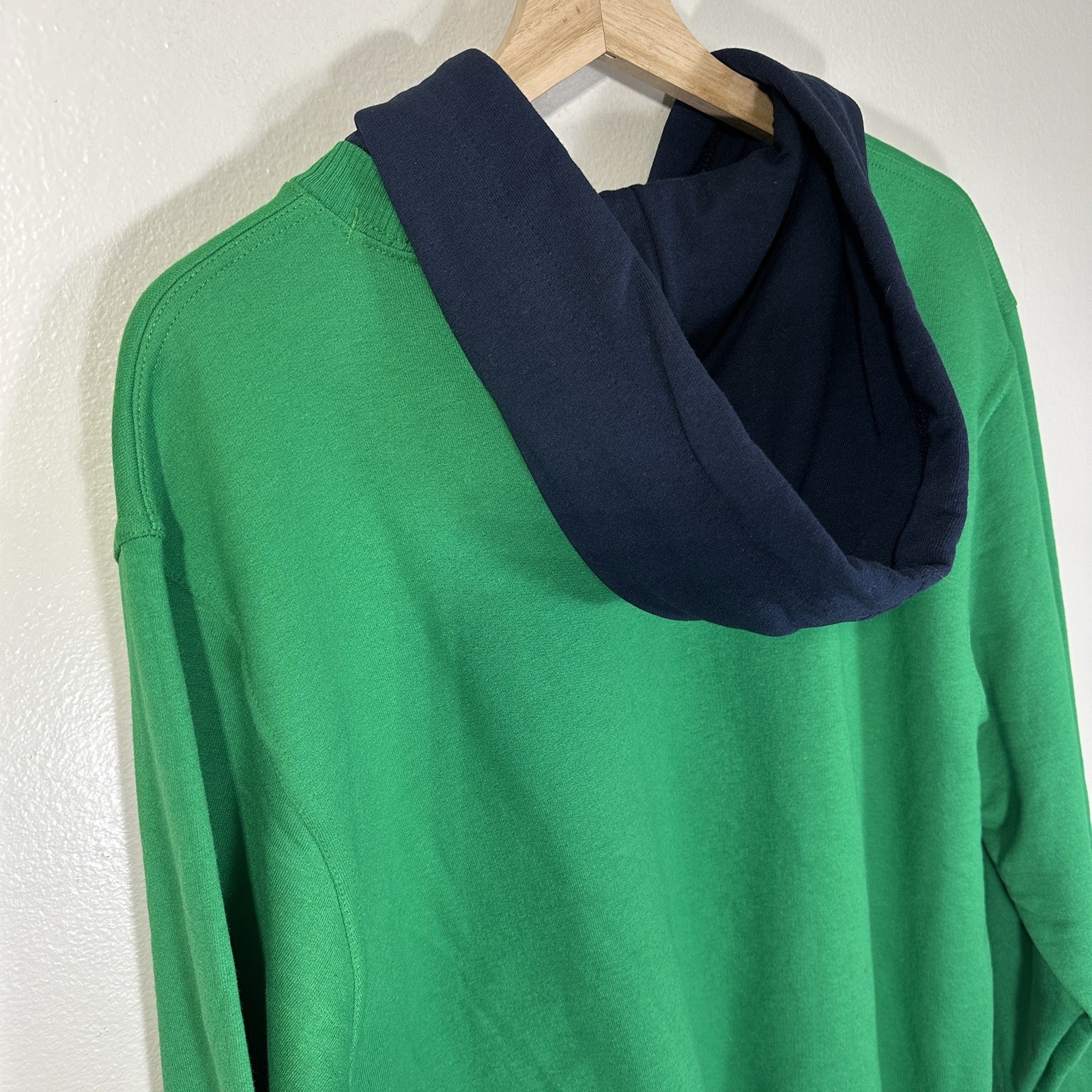 Champion Powerblend Fleece Mens Medium Green Long Sleeve Fleece Active Hoodie