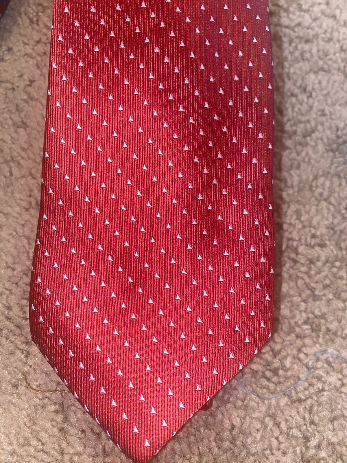 WeiShang Paul Fredrick Red White Blue Men’s Necktie Lot Patriotic USA Silk