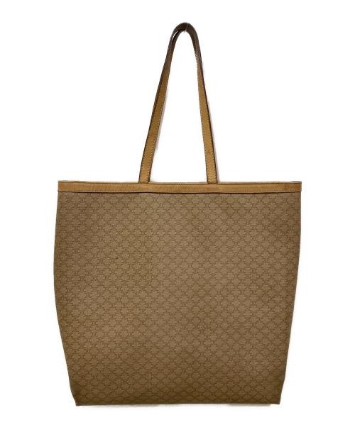 CELINE CELINE/Celine/Macadam pattern vintage tote bag beige
