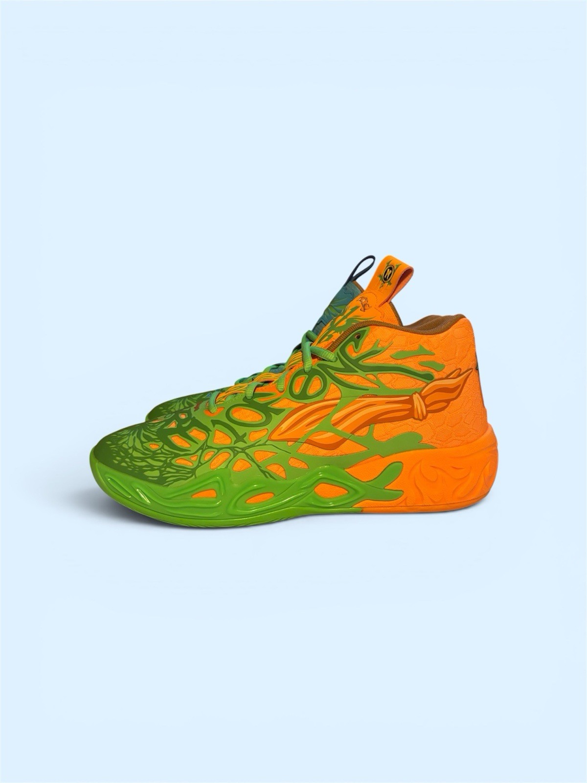 PUMA x LaMelo Ball x TMNT MB.04 Leonardo Michelangelo Sneakers Size 9.5 Shoes